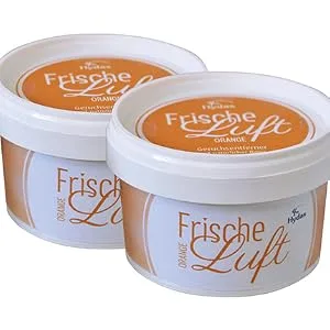 Hydas odor remover "Fresh Air - Orange" natural ingredients 2 x 250 g - Geruchsentferner