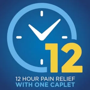 Amazon Basic Care Naproxen Sodium Tablets, 220 mg, 90 Count 90 Count (Pack of 1) Pain Reliever/Fever Reliever - 12 hour pain relief with one caplet