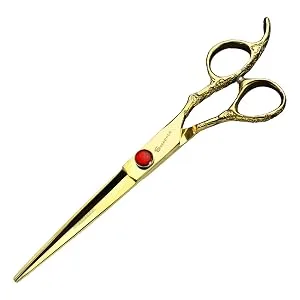 Golden Professional Hairdressing Scissors 6 Inch 7 Inch Hairdressing Scissors Set 6-inch-2piece-a - product information 2
