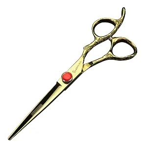 Golden Professional Hairdressing Scissors 6 Inch 7 Inch Hairdressing Scissors Set 6-inch-2piece-a - product information 3