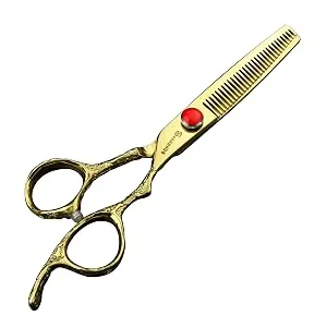 Golden Professional Hairdressing Scissors 6 Inch 7 Inch Hairdressing Scissors Set 6-inch-2piece-a - product information 4