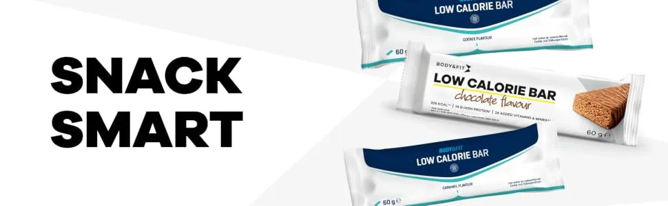 Body & Fit Low Calorie Bar - Caramel - low carb protein bar - SNACK
