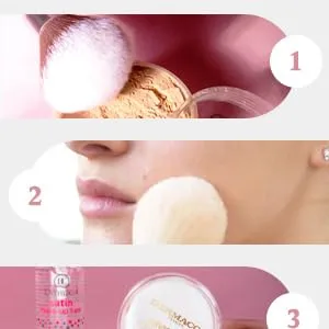 Dermacol Transparent Fixing Powder White 13 g White / Grey / Black - make up set beauty blender produkte face care setting powder cushion foundation foundation make up