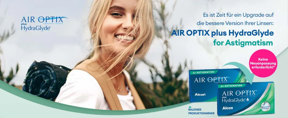 Air Optix for Astigmatism monthly soft lenses 6 pieces BC 8.7 mm DIA 14.5 mm CYL -0.75 AXIS 100 +2.75 diopters - ALCON_AIR OPTIX plus HydraGlyde for ASTIGMATISM Upgrade