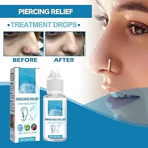 Piercing beading solution natural and gentle solution for ear hole stinging-nose piercing cleaners reduces the risk and quick healing in ear piercing and eyebrow piercings frifer - Sicher in der Anwendung