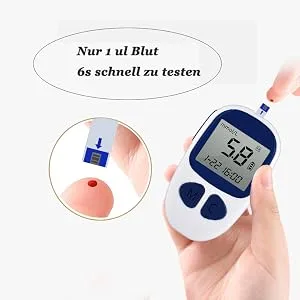 Blood Glucose Meter Diabetic Blood Glucose Test Strips Blue 50 pieces 50 free lancets (test strips) - product information 3