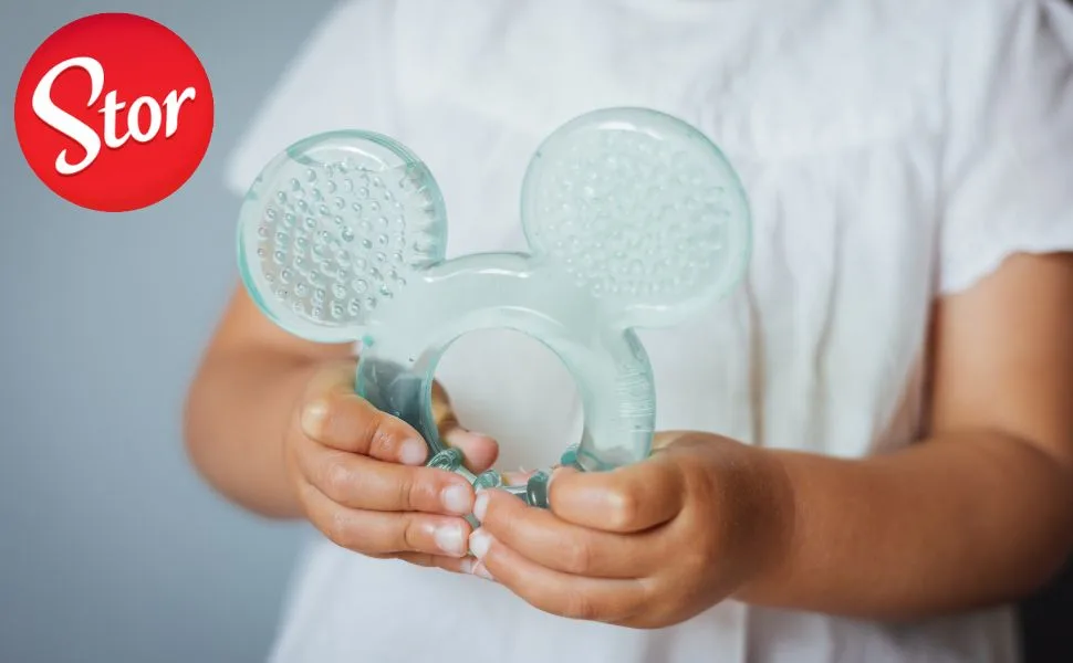 Stor COOL LIKE Mickey TEETHERING RING FILLED WITH WATER Est ndar - BABY Wasserbeißer
