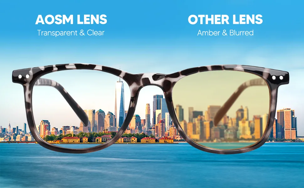 Blue Light Blocking Glasses, Blue Blocker Computer Glasses for Men Women, Anti Glare 400 UV & Eye Strain Fake Square Glasses Leopard + Transparent - Blue Light Blocking Glasses, 2Pack Cut UV400 Computer Reading Glasses for Anti Eyestrain