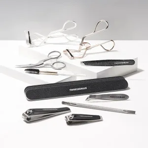 Tweezerman Classic eyelash curls including 3 replacement pads made of stainless steel 1 -pack & eyelash comb mascara remover foldable black stainless steel edition bundle with eyelash comb - product information 4