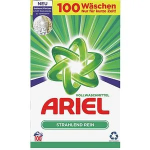 Ariel Laundry Detergent Powder Washing Powder Heavy Duty Detergent 100 Loads Radiantly Clean (6.5 kg) Regular - product information 2