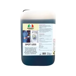 Marbec Spot Less 3LTX4STCK Special detergent for cleaning work clothing especially of work clothes dirty with fat and lubricating agents. - SPOT LESS