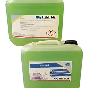 Liquid detergent heavy duty detergent 4x5 L colorful red orange green blue - Spülmittel