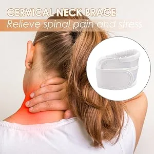 Vesone neck support collar - adjustable neck pillow support - breathable collar for pressure relief contoured support pillow for car at home offices - Linderung von Nackenbeschwerden
