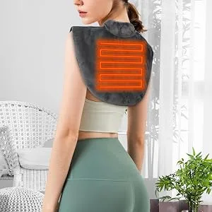 Teksome neck heating pillows |Breast-shoulder-wrap heating scarf-fast heating heating pillows skin-friendly temperature-adjustable shoulder-neck warmer - Effektive Erwärmung
