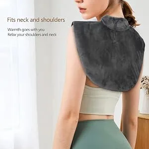 Teksome neck heating pillows |Breast-shoulder-wrap heating scarf-fast heating heating pillows skin-friendly temperature-adjustable shoulder-neck warmer - Idealer Komfort