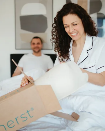 KNERST belly sleeper pillow - ergonomic pillow for ultimate comfort - neck support pillow - memory foam pillow - sleeping pillow - flat pillow for belly sleeper height 6cm  - knerst