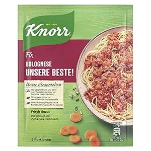 Knorr Fix Spaghetti Napoli for pasta without flavour enhancers 39 g (1 pack) Napoli 39 g (1 pack) - sdfd