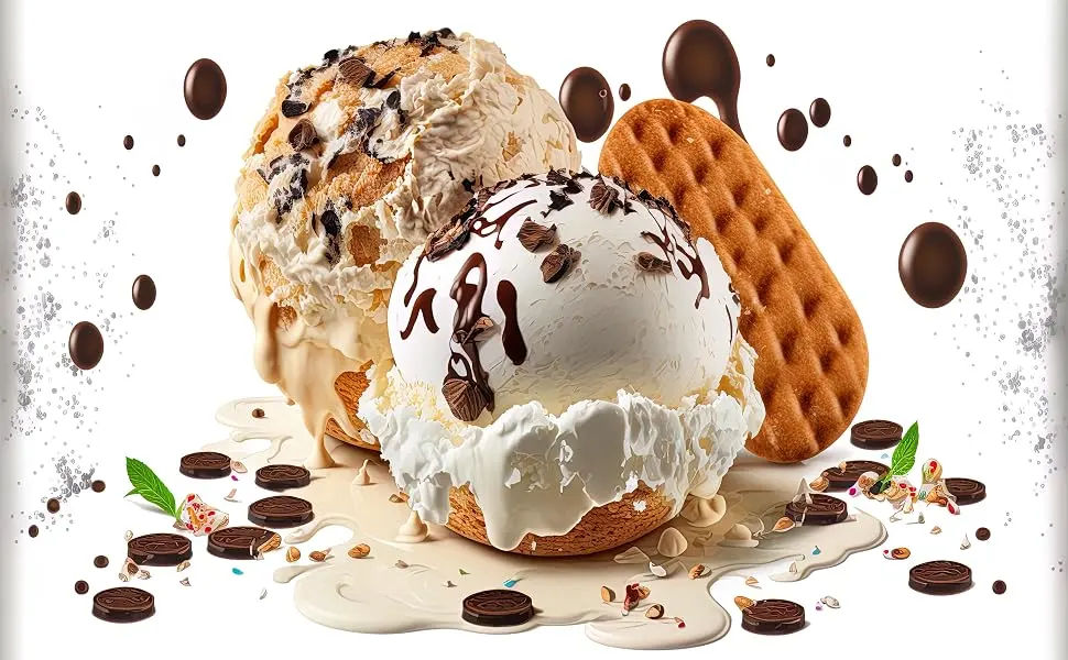 Cookie ice cap aroma paste ice dessert chocolates to refine delicious ice cream milk drinks cake biscuit cake creams ice cream and much more.Content 250 g - Cookie Eispaste mit Keks