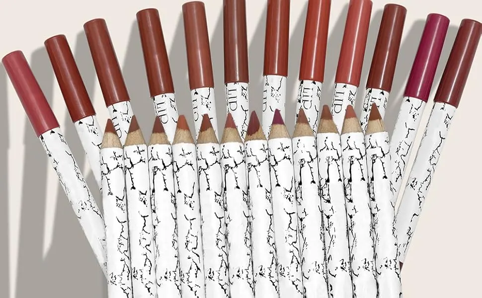 Allbestaye Lipliner Set 12pcs/Set Red Matte Lipsticks Waterproof Makeup Kit Lip liner Pencil - product information 2