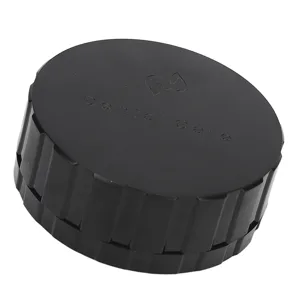 Press box reusable prosthesis veneer processing box in a round form portable prosthesis storage box with replacement pad night-mouth conservation box holder - Black Denture Storage Box
