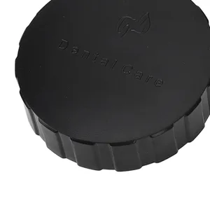 Press box reusable prosthesis veneer processing box in a round form portable prosthesis storage box with replacement pad night-mouth conservation box holder - Round Dental Veneer Box