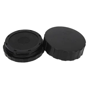 Press box reusable prosthesis veneer processing box in a round form portable prosthesis storage box with replacement pad night-mouth conservation box holder - Round Dental Veneer Box