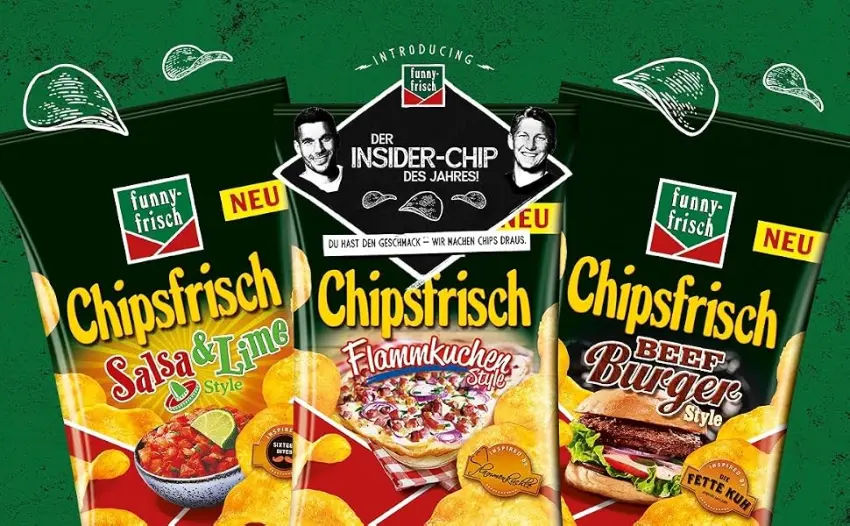 funny-frisch Chips Cracker Yoghurt Cucumber pack of 12 (12 x 90 g) - product information 2