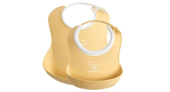BabyBj rn Bib set 2-pack Pale Blue Pale Green Bib - product information 3