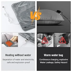 Occatile booths electrical soft foot heaters fast heating pillows - foot care products for business trips learning reading sleeping traveling working luckxing - Tragbare Wärme