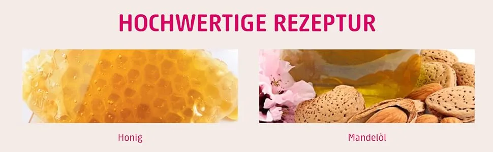 Dresden Essence Bathing honey mystical magic 350 ml |has a calming and harmonizing effectSurprise for Mother's Day gift set for the woman - Banner Rezeptur Mystischer Badehonig