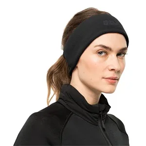 Jack Wolfskin Unisex Real Stuff Headband 1 piece (1 pack) Black - product information 1