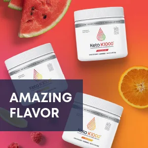 Keto K1000 Electrolyte Powder | Hydration Supplement Drink Mix | 50 Servings | Boost Energy & Beat Leg Cramps | No Maltodextrin or Sugar | Raspberry Lemon - Electrolytes, Keto, Drink, Hydrate, Hydration, Potassium, Magnesium, Energy, Liquid IV, Ultima