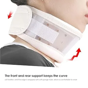 FACYNDE Halskrause soft collar for the neck support |Breathable collar for pressure relief contoured support pillow for car at home offices - Ergonomisches Design