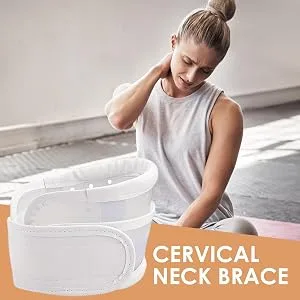 FACYNDE Halskrause soft collar for the neck support |Breathable collar for pressure relief contoured support pillow for car at home offices - Hervorragende Unterstützung