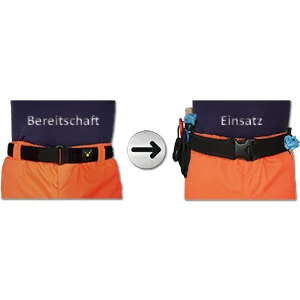 tee-uu INNER underbelt suitable for QUICK and BLACK belt (S-XXL) M - tee-uu INNER Untergürtel mit BLACK Koppel