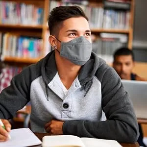 3M Daily Face Mask, Reusable, Washable, Adjustable Ear Loops, Lightweight Cotton Fabric, 3 Pack - product information 2
