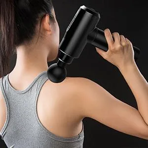 Massage Gun Deep Tissue Percussion Muscle Massager for Athletes,Handheld Body Back Muscle Massager with 10 Massage Heads and LCD Touch Screen Black - product information 5