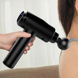 Massage Gun Deep Tissue Percussion Muscle Massager for Athletes,Handheld Body Back Muscle Massager with 10 Massage Heads and LCD Touch Screen Black - product information 6