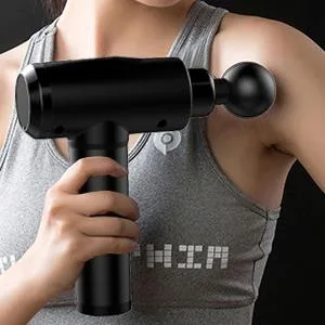 Massage Gun Deep Tissue Percussion Muscle Massager for Athletes,Handheld Body Back Muscle Massager with 10 Massage Heads and LCD Touch Screen Black - product information 7