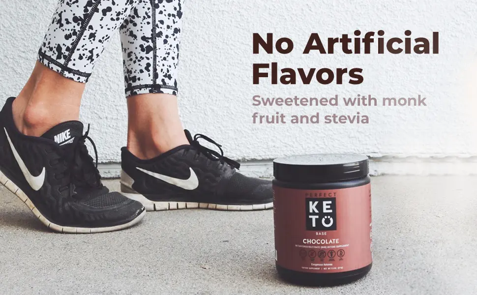 Exogenous Ketones Powder, BHB Beta-Hydroxybutyrate Salts Supplement, Best Fuel for Energy Boost, Mental Performance, Mix in Shakes, Milk, Smoothie Drinks for Ketosis – Chocolate, 8.57 oz (243 grs) - No Artificial Flavors