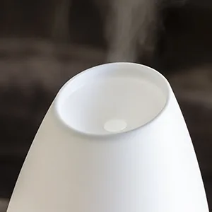 HealthSmart Essential Oil Diffuser, Cool Mist Humidifier and Aromatherapy Diffuser with 500ML Tank Ideal for Large Rooms, Adjustable Timer, Mist Mode and 7 LED Light Colors, White Large White - B07C683MBH