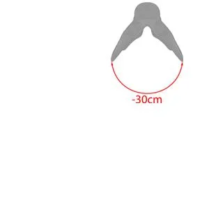 Equinate short girth saddle girth Liam belly girth dressage girth anatomical breathable 70cm - product information 4