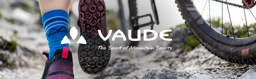 VAUDE AM Moab Tech - Lightweight flat pedal bike shoe for men and women - with Boa closure 47 EU Dark Forest Glowing Red - product information 1
