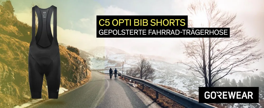 GOREWEAR C5 Opti Bib Shorts+ L Black/White - product information 1