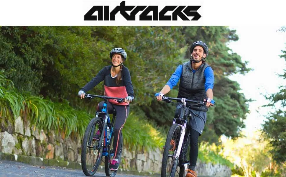 Airtracks thermo bicycle pants long windproof - wheel pants long pro - 3D Coolmax padded - breathable - water -repellent - reflectors m black -silver - product information 1