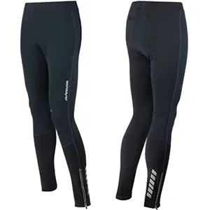 Airtracks thermo bicycle pants long windproof - wheel pants long pro - 3D Coolmax padded - breathable - water -repellent - reflectors m black -silver - product information 6