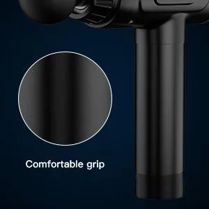 Massage Gun Deep Tissue, Percussion Muscle Massager Gun, 30 Speeds Quiet Handheld Massager for Muscle Neck Back Shoulder , LCD Touch Screen with 10 Heads (Black) - massage gun