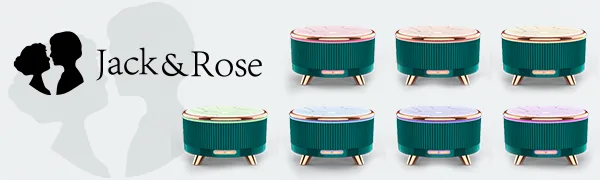 Diffusers for Essential Oils Large Room, 500ml Aromatherapy Diffuser,7 Colors Changed Green - Jack&Rose