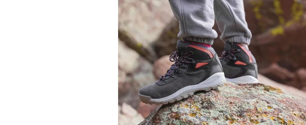 Columbia Men's Newton Ridge Plus Ii Suede Waterproof Hiking Boots 44 EU Dark Brown X Dark Grey - Sicheres Gehen