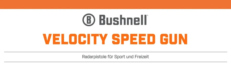 Bushnell - Velocity Speed Gun - Grey - Point & Shoot +/- 1 MPH - 101911 Earplugs - Banner Radarpistole